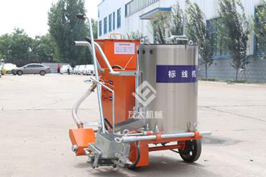 热熔划线机标线涂料对施工环境的要求