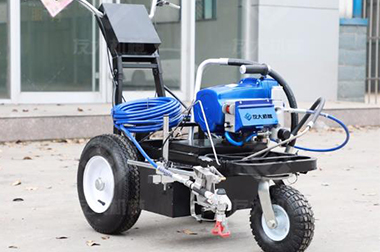 总结热熔划线机对施工的要求